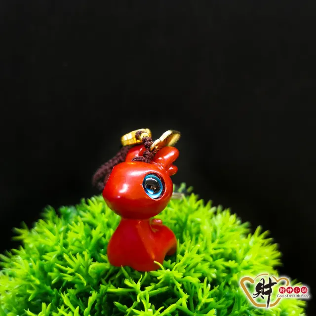【財神小舖】硃砂 發財有鹿 招財擋煞鑰匙圈(已開光 化煞 擋煞 平安)