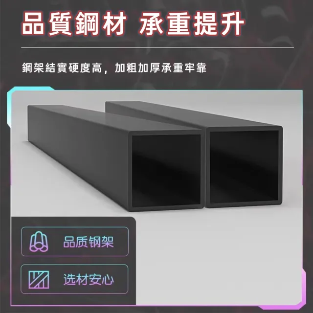 【UVLED 鈺創合成】巨穩K型戰艦電競桌 100*60贈主機托盤(電腦桌/工作桌/辦公桌/書桌/桌子/寫字桌)