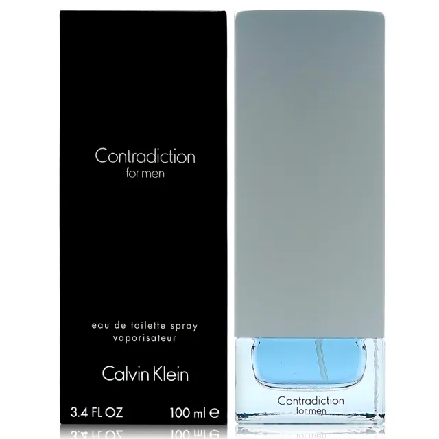 【Calvin Klein 凱文克萊】CONTRADICTION 冰火相容男性淡香水 100ML