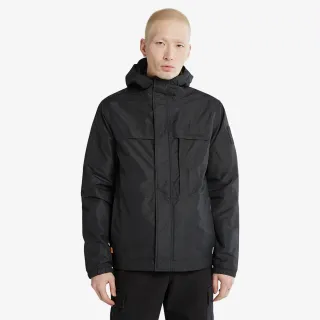 【Timberland 官方旗艦】男款黑色Benton防水外套(A695W001)