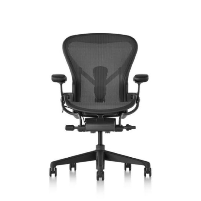 【Herman Miller】ystore雅浩家具 Aeron 3.0 旗艦款 石墨黑/C尺寸 人體工學椅(老闆椅、辦公椅)