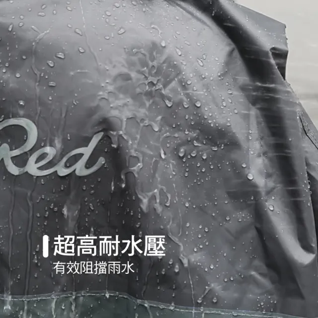 【雨傘王】BigRed 雙拉鍊 背包雨衣 連身雨衣 一件式雨衣 附收納袋 機車雨衣(超值款無維修)