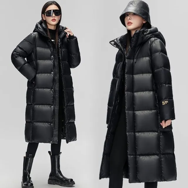 【巴黎精品】頂級真羽絨外套90%鴨絨羽絨衣秋冬外套保暖上衣大碼休閒女裝(寬鬆男女外套n1lu2)