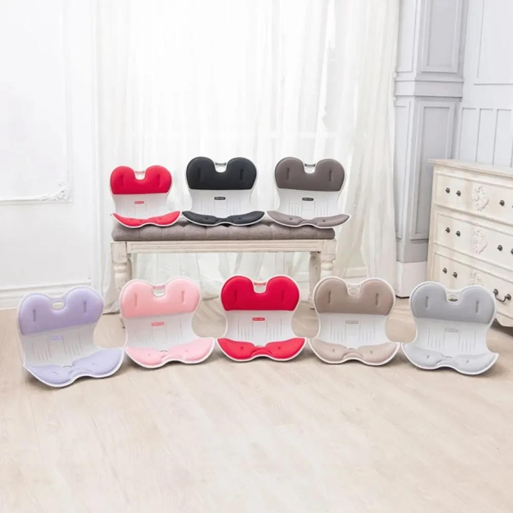 【Roichen】韓國 減壓舒適正脊坐墊/護脊椅墊/護腰靠墊 1入(正脊 美姿 椅背靠墊)