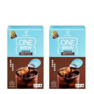 即期品【金車/伯朗】伯朗ONE BREW易搖咖啡球-無糖濃萃黑咖啡(25MLx10包/盒X6)