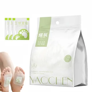 【YAOCHEN 瑤辰】三伏足貼-30貼入(足貼 三伏貼 排濕 清濕驅寒 足底貼)