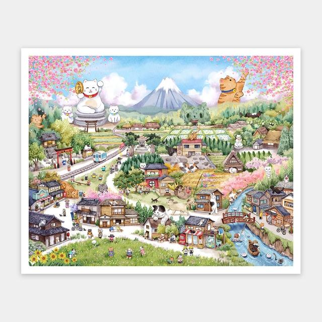 【Pintoo】YUKAN - 招財貓村莊 - 拼圖2000片