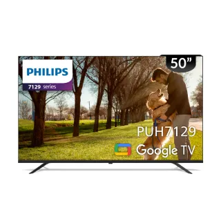 【Philips 飛利浦】50型4K Google TV 智慧顯示器(50PUH7129)