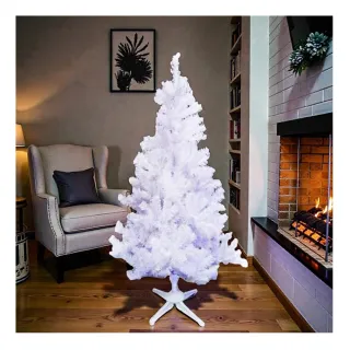 【摩達客】台灣製15呎/15尺 450cm 豪華版夢幻白色聖誕樹(含飾品組/含LED100燈9串/附控制器跳機/本島免運費)