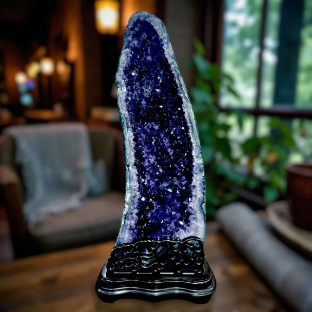 【SUMMER 寶石】藏風納氣5A帝王紫晶洞 28.9KG