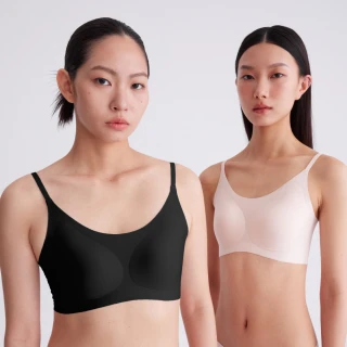 【24HRS】4件組－經典款親膚無痕內衣細肩款/寬肩款多色任選(無鋼圈內衣 女內衣 女內著 背心式)