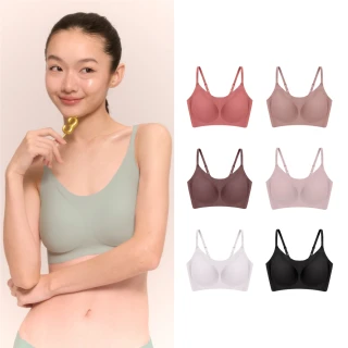 【24HRS】買5送1-經典款無感集中內衣任選(無鋼圈內衣 女內衣 女內著 無感失憶 背心式)
