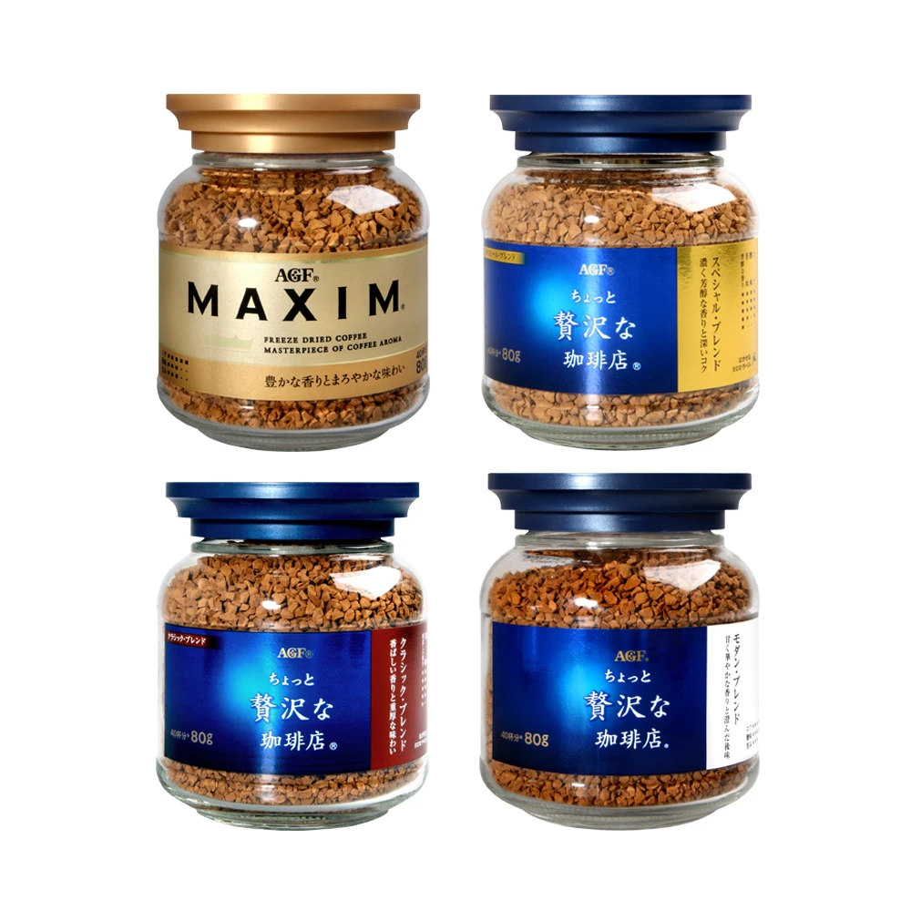 AGF即溶黑咖啡 AGF即溶黑咖啡-任選組80gx5入,組