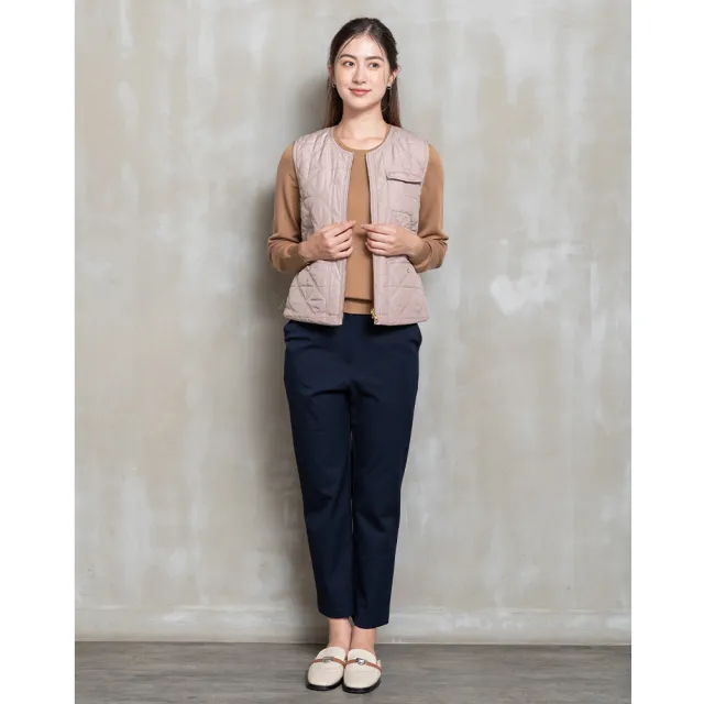 【perng yuh 芃諭名品】輕甜俏感 雙面穿 鋪棉背心(2025 AW Collection|4C秋冬新品上市)