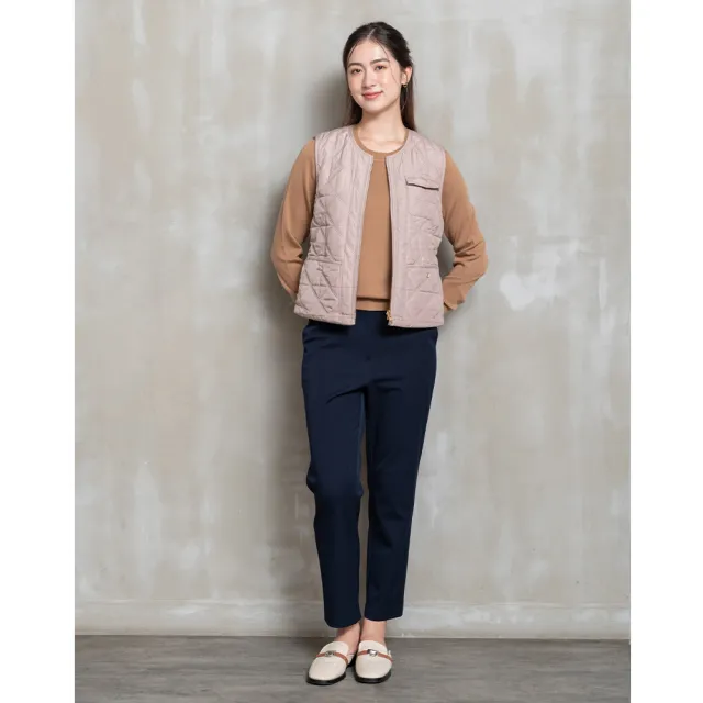 【perng yuh 芃諭名品】輕甜俏感 雙面穿 鋪棉背心(2025 AW Collection|4C秋冬新品上市)
