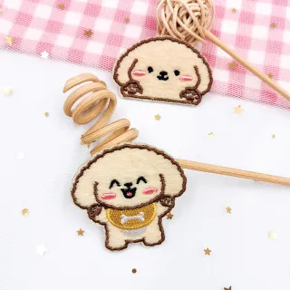 【QOQ】動物貼布 刺繡貼布/可愛卡通毛絨動物圖樣刺繡貼布 DIY材料 衣物補丁 自黏膠款(9款任選)