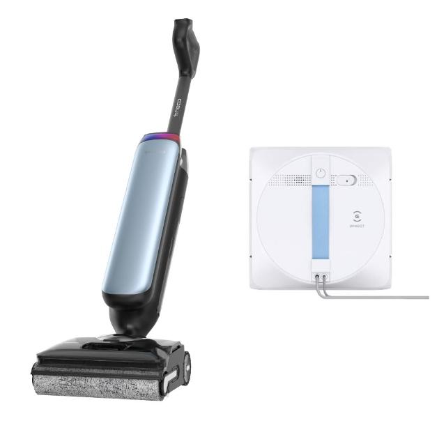 【Tineco 添可】S9 Artist Pro平躺速烘洗地機+【ECOVACS 科沃斯】WINBOT W1S 智慧極淨擦窗機器人