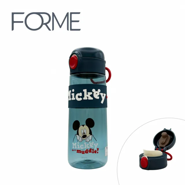 【Disney 迪士尼】正版授權_Tritan兒童水壺 直飲彈跳杯 620ml(多款可選)