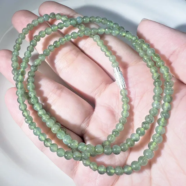 【玉我翡翠】翡翠手串 4mm多圈珠子 手串珠串 M5478(精美包裝禮盒出貨/天然A貨翡翠)