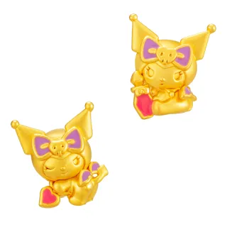 【Just Gold 鎮金店】三麗鷗 酷洛米 Kuromi 天使與惡魔-任選 黃金串珠