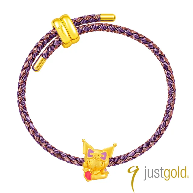 【Just Gold 鎮金店】三麗鷗 酷洛米 Kuromi 天使與惡魔-任選 黃金串珠