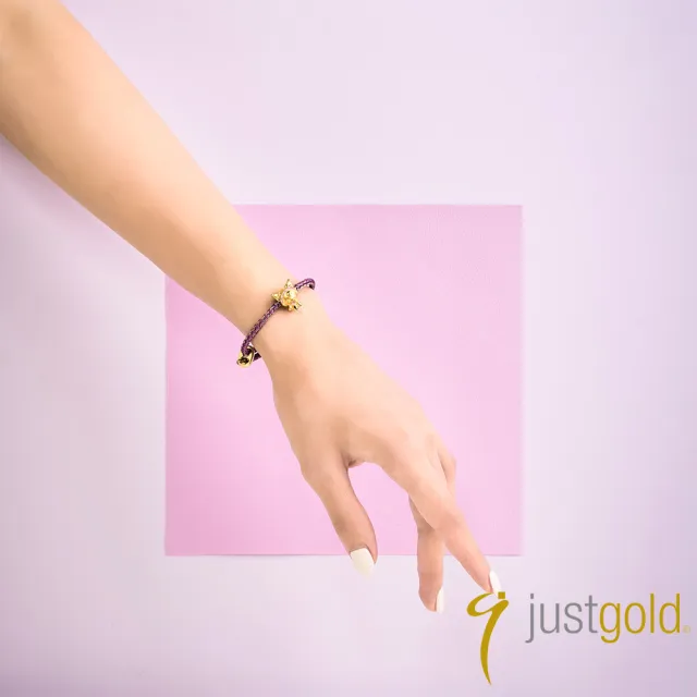 【Just Gold 鎮金店】三麗鷗 奶萌寶寶-Kuromi 黃金串珠