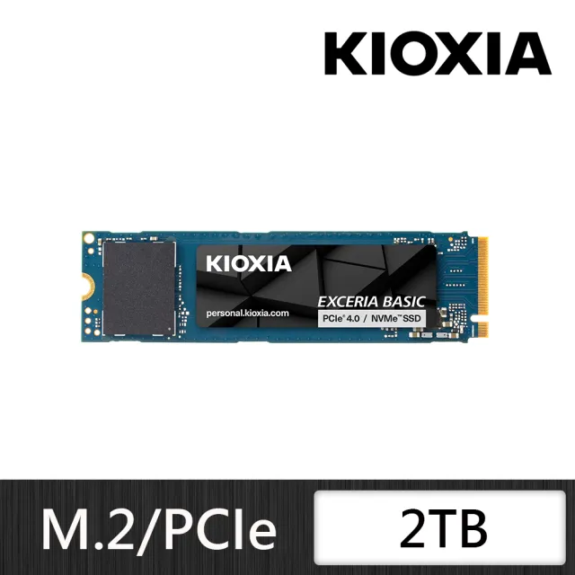 【KIOXIA  鎧俠】EXCERIA Basic 2TB M.2 2280 PCIe 4.0 SSD固態硬碟