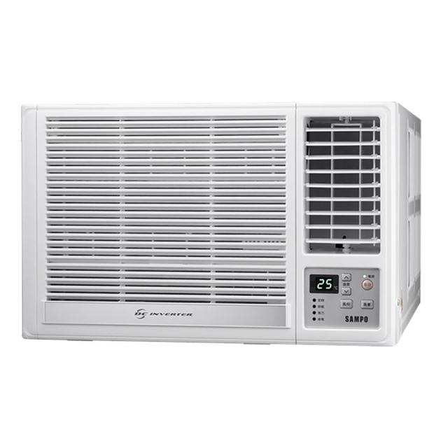 【SAMPO 聲寶】10-12坪急凍雙洗淨一級變頻右吹窗型冷暖空調(AW-RH63DC)