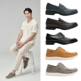 【LA NEW】舒適彈力 防黴抑菌 真皮德比鞋 紳士鞋 休閒鞋(男/多款)