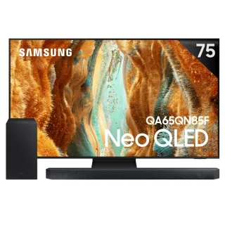 【Samsung 三星】75型 4K Neo QLED 144Hz Mini LED AI智慧顯示器 75QN70F 壁掛安裝(QA75QN70FAXXZW)
