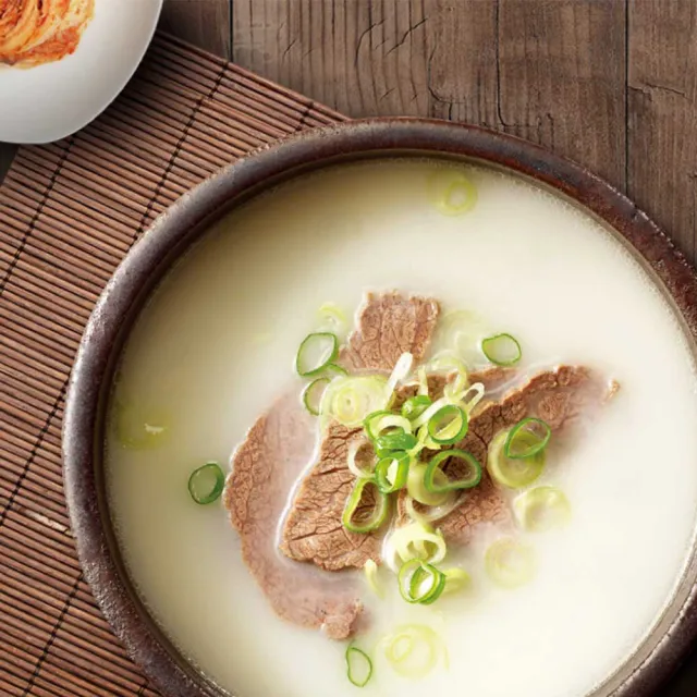 【韓味不二】OURHOME韓國經典湯品300g x12入組 口味任選(濃郁牛骨高湯/牛肉海帶湯)