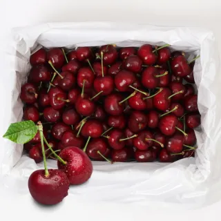 【RealShop】智利空運鮮採XJ/約9.5R櫻桃禮盒2.5kg±10%(智利櫻桃原裝盒 真食材本舖)