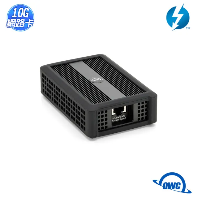 【OWC】Thunderbolt 4 10G 乙太網路轉接器(便攜式 10G 乙太網路轉接器)