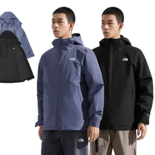 【The North Face 官方旗艦】中性款防水透氣三合一外套(多款任選)
