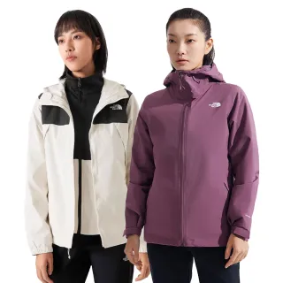 【The North Face 官方旗艦】男女款防水透氣保暖連帽三合一外套-鋪棉/抓絨內裡(多款任選)