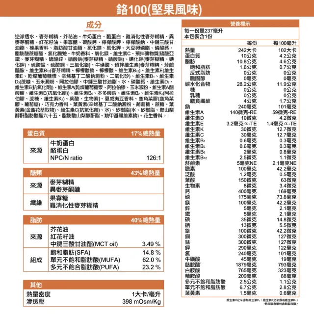 【Affix 艾益生】力增飲 鉻100 代謝管理配方 紅豆無糖/堅果無糖 2箱(18罐/箱)