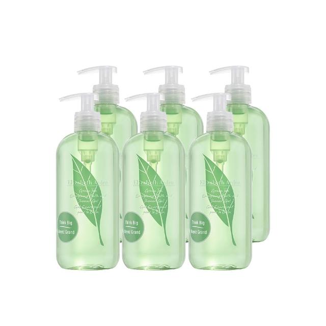 【伊麗莎白雅頓】官方直營 超人氣綠茶香水沐浴膠組500ml 6入(沐浴乳/香水/香氛/囤貨組)