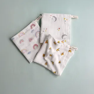 【日本桃雪】日本製原裝進口紗布方巾2入-奇幻天空(鈴木太太公司貨)