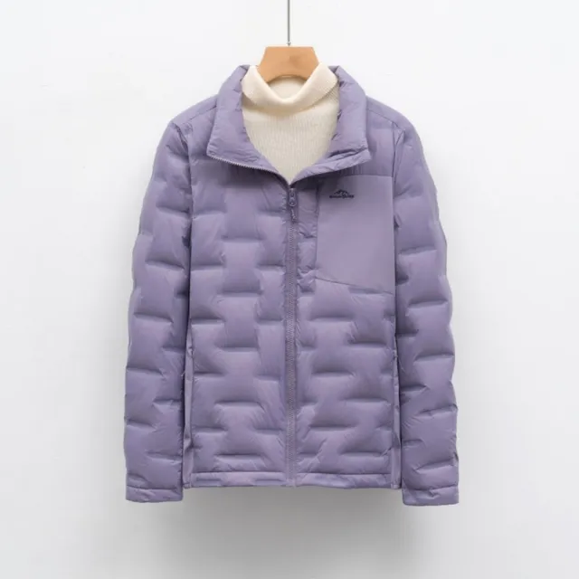 【巴黎精品】頂級真羽絨外套90%鴨絨羽絨衣秋冬(短款立領女外套5色n1lw80)