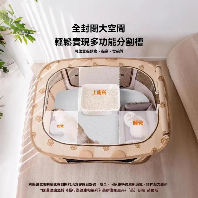【佳美多】貓窩待產窩 封閉式帳篷 繁殖待產箱套裝 待產包 專用生產用品(牛津 透氣網 多功能)