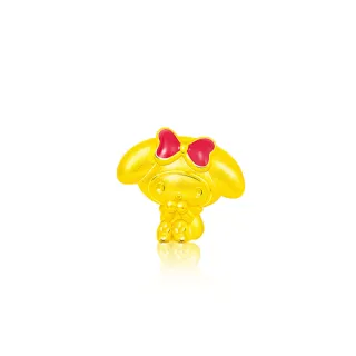 【Just Gold 鎮金店】三麗鷗 My Melody-蝴蝶結 黃金串珠
