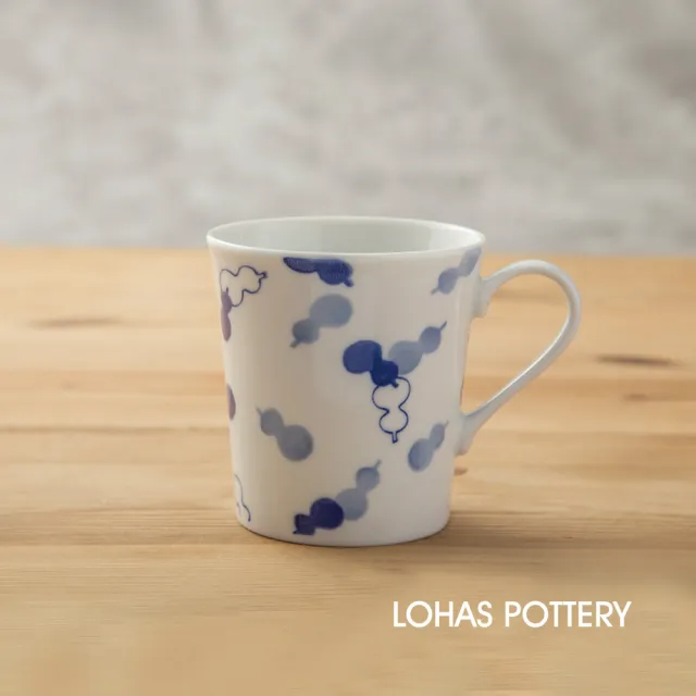 【LohasPottery 陸寶】日本製 美濃燒 日式白瓷 330ml 馬克杯(五入超值組｜紋樣任選)