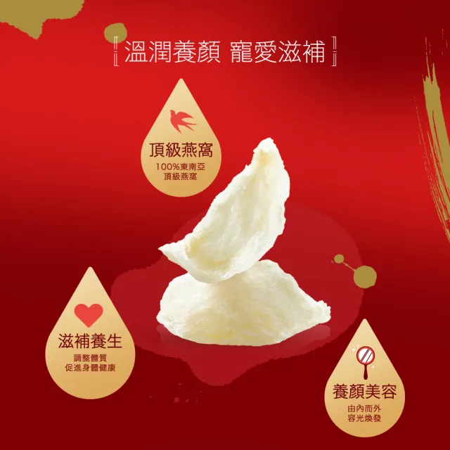 【白蘭氏】冰糖燕窩 70g*6入*1盒 共6入(銷售No.1 養顏美容 滋補聖品)