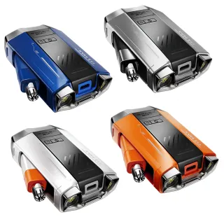 【SKYWORTH 創維】星艦 雙刀頭電動刮鬍刀/電鬍刀(帶鼻毛刀/充電式/IPX7防水/可水洗/磁吸刀頭)