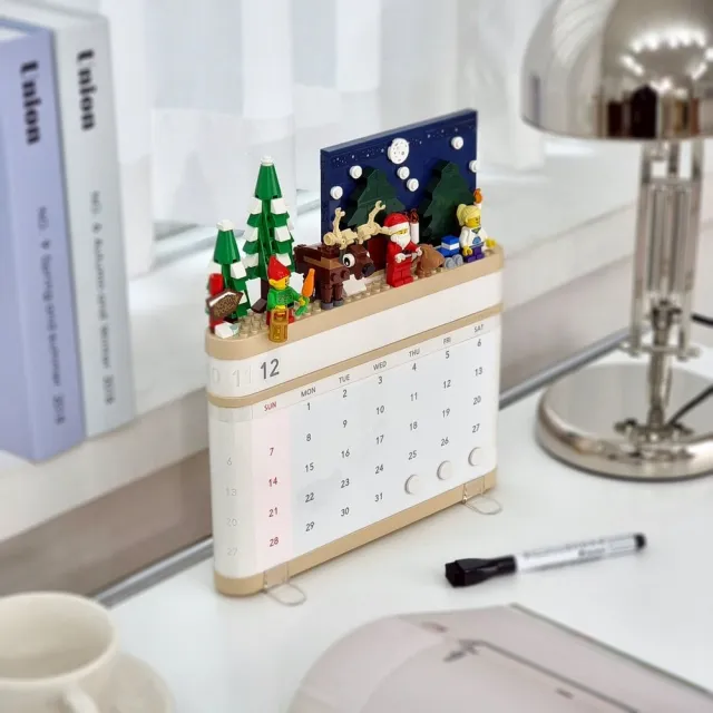 【ROLLENDAR】韓國時光轉轉積木記事曆(月曆、日曆、DIY積木萬年曆、轉動萬年曆、桌曆)