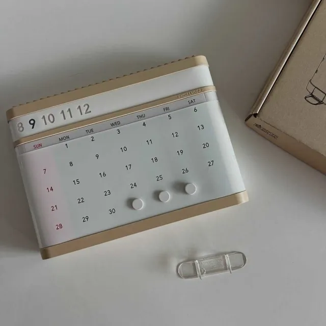 【ROLLENDAR】韓國時光轉轉積木記事曆(月曆、日曆、DIY積木萬年曆、轉動萬年曆、桌曆)