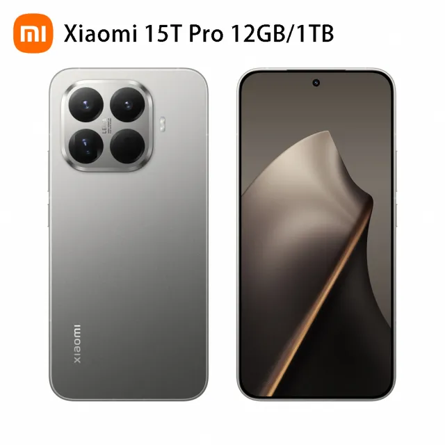 Watch S4皮質錶帶組【小米】官方旗艦館 Xiaomi 15T Pro 6.83吋 5G(12G/1TB)