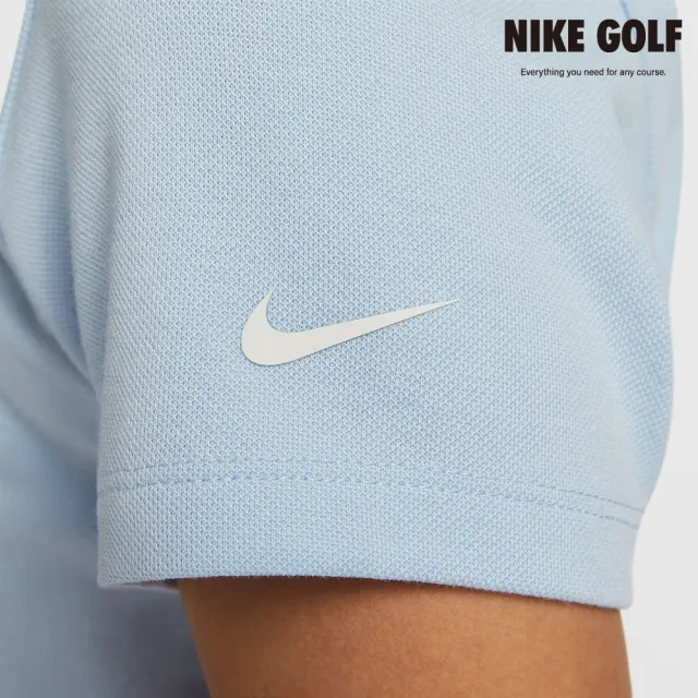 【NIKE GOLF】Nike 女款 Dri-FIT 短袖高爾夫球衫 淺藍色(IF8529-441)