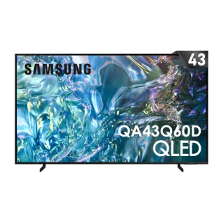 【SAMSUNG 三星】43型4K QLED智慧連網 液晶顯示器 壁掛安裝 43Q60D(QA43Q60DAXXZW)