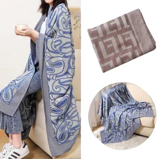 【The rare】超軟空調蓋毯 180x135cm 便攜飛機保暖披肩毯 午睡毯 航空毯 辦公冷氣毯 沙發毯